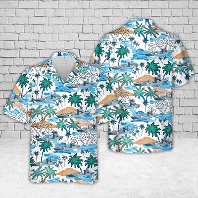 German Navy Main A515 Elbe class replenishment ships Hawaiian Shirt