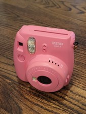 Fujifilm Instax Mini 9 Instant Camera Pink Tested Working- See Pictures