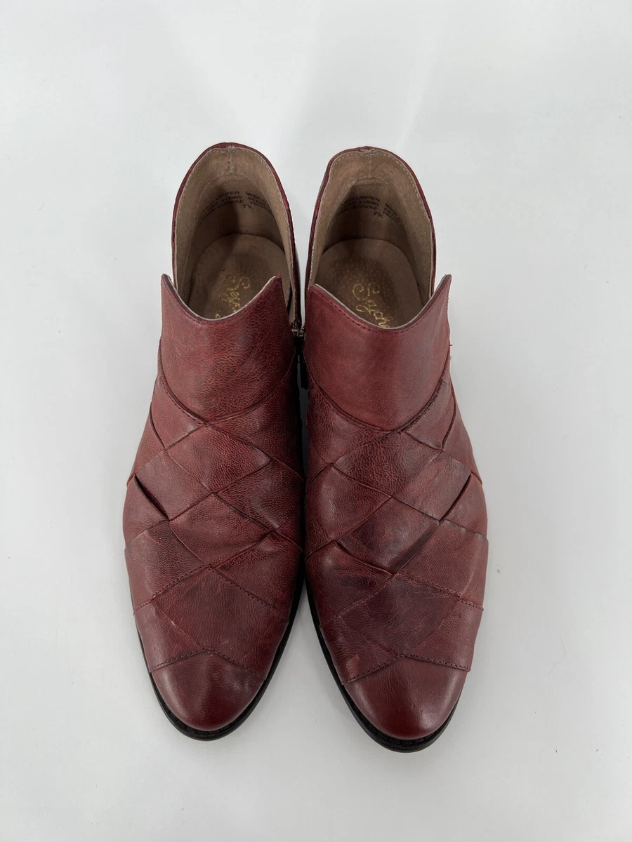 Seychelles woven sales ankle boots