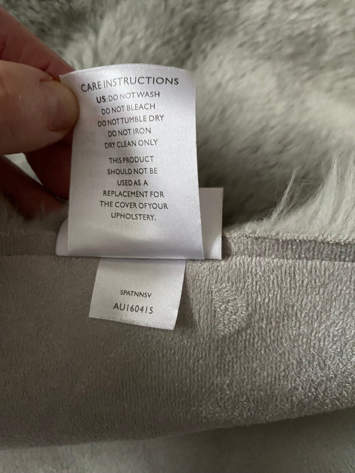 The White Company Super Soft Faux Fur Throw 140x200cm, Unused, RRP £170