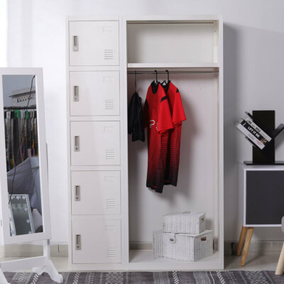 Office Closet Clothes Locker Metal Wardrobe Storage Cabinet Hanging Coats Modern Office Closet Clothes Locker Metal, Metal Storage Cabinets For Hanging Clothes