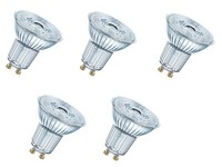5X Osram Led Superstar PAR16 Spot 3,7W = 35W GU10 Dimmbar Eek:F (Spektrum A-G)