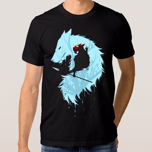 Princess Mononoke Anime T Shirt Studio Ghibli Tee All Sizes Ebay