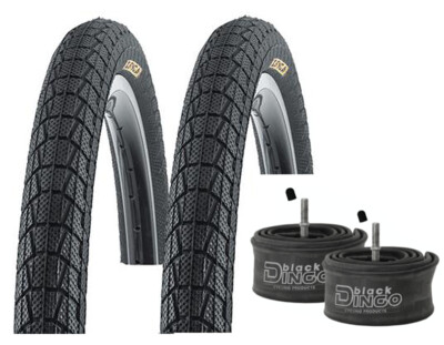 2x Kenda K-907 Krackpot BMX Reifen Fahrradreifen 20x2.25 Freestyle 20'' und 2x AV