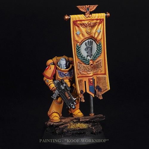 Warhammer 40k Painted Primaris Imperial Fists Ancient EBay