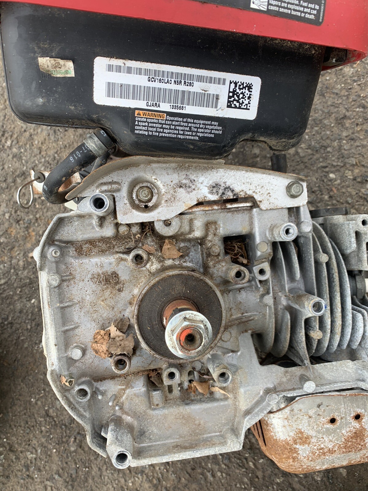 HONDA GCV160 POWER WASHER SHORT BLOCK