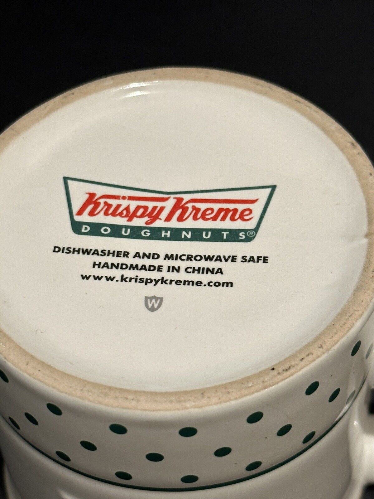Vintage Krispy Kreme Donuts Coffee Mug W/3D Donut Inside