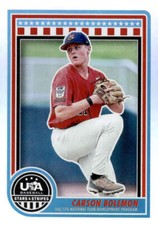 CARSON BOLEMON 2025 Panini Stars Stripes Base Foil #115 Pre-ROOKIE MLB ID:135376