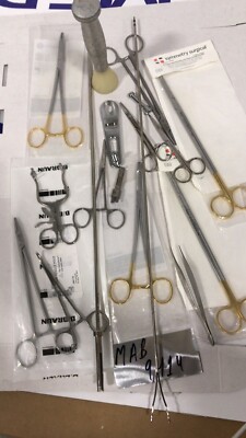 MISC SURGICAL INSTRUMENTS IN STERILE POUCHES-18PCS-MAB-9414