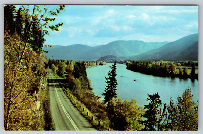 Clark Fork River Highway 10A Idaho Scenic Sandpoint Postcard
