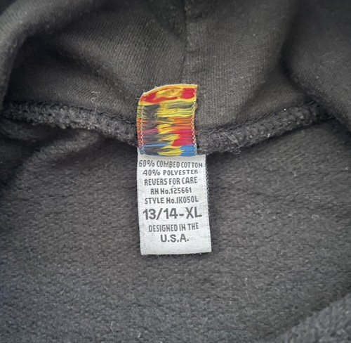 Stranger Things Hellfire Club Boys Hoodie Size 13/14-XL Sweater iKids Youth - Picture 9 of 9