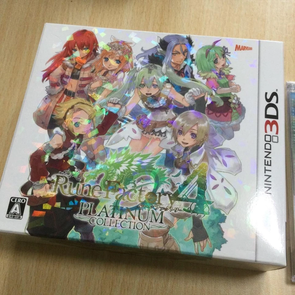 Nintendo 3DS Rune Factory 4 Platinum Collection JP Action Simulation Game 2017 - Image 3 of 4