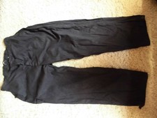 NVA Schwarz schwarze &Uuml;berhose Arbeitshose Bundhose Hose schwarz