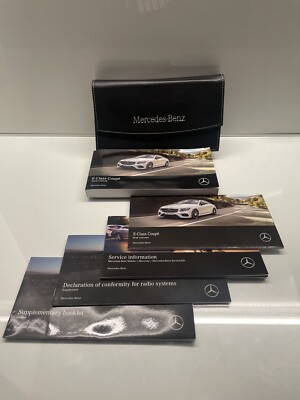 MERCEDES E KLASSE COUPE BESITZERPAKET / HANDBUCH / HANDBUCH 2017~2019 (2017) !!!