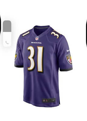 ISHIHARA選手 ユニフォーム 背番号31 Baltimore Ravens Jamal Lewis #31 Nike Men's Purple NFL Retired