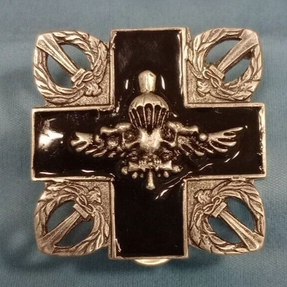 Coppia Spille Distintivo Ufficiale Esercito Americano - Oro E Argento - Riproduzione WWII