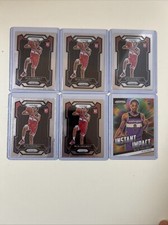 Lot(6) Bilal Coulibaly 2023-24 Panini Prizm RC WIZARDS Rookie #153 Instant impac