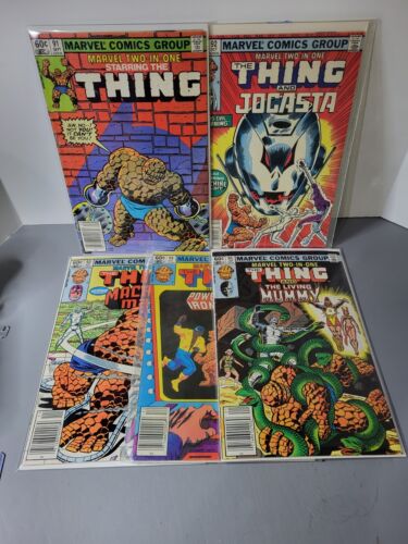 Marvel Two-In-One Vol. 1 (5) lotto fumetti numeri 91-92-93-94-95 tutti Newstand 1982 - Foto 1 di 11