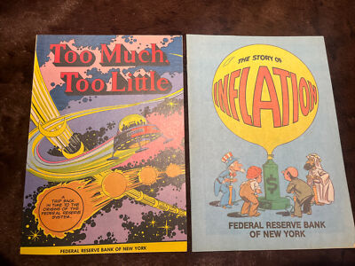 Federal Reserve Bank New York Comics Story of Inflation & Too Much Too Little