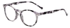 Calabria MDR8003 Women Oval 47mm Designer Reading Glasses in Grey Tortoise Black