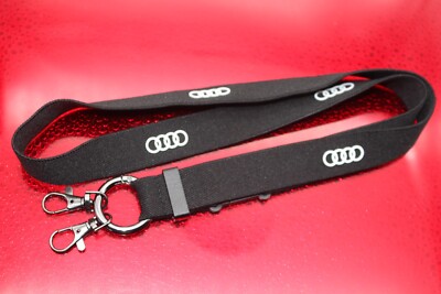Audi Schlüsselband edel IAA 2023 Neu Lanyard zur Weltpremiere Q6 & Q8 e-tron