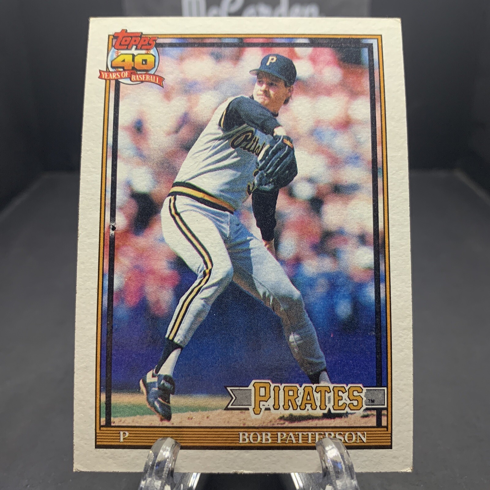 1991 Topps Bob Patterson #479 Pittsburgh Pirates