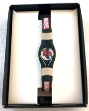 Marvel Spider-Man Black, Red & Blue Fun Silicone Bracelet New NOS MIB