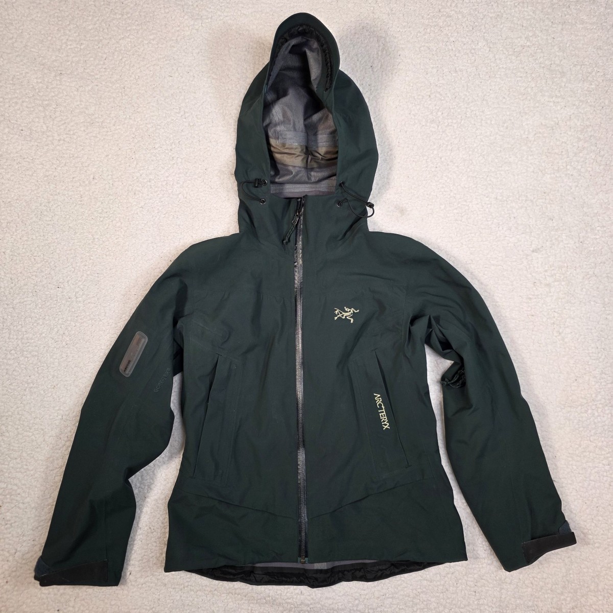 ARC'TERYX マウンテンジャケット GORE-TEX ARC'TERYX Green GORE-TEX RECCO SYSTEM JACKET SKI HIKING Womens XS