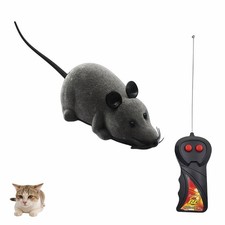 Remote Control Mouse Cat Toy, Realistic RC Interactive Pet Toy with Wireless ...