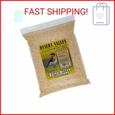 Desert Valley White Millet Seed, All Natural, Non-GMO Premium Wild Bird Food for