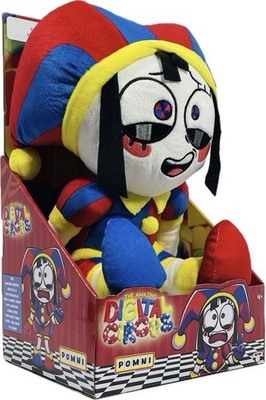 The Amazing Digital Circus Pomni Deluxe Plush Figure, 12-Inch Height