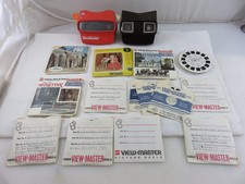 View Master 3D Red Brown Viewers  55 Reel Lot Set Vintage