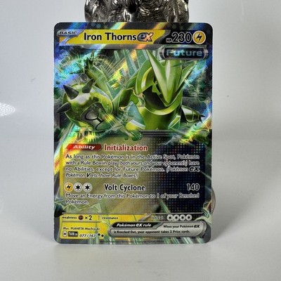 Iron Thorns Ex 077/167 Pokémon Twilight Masquerade Double Rare Holo - NM