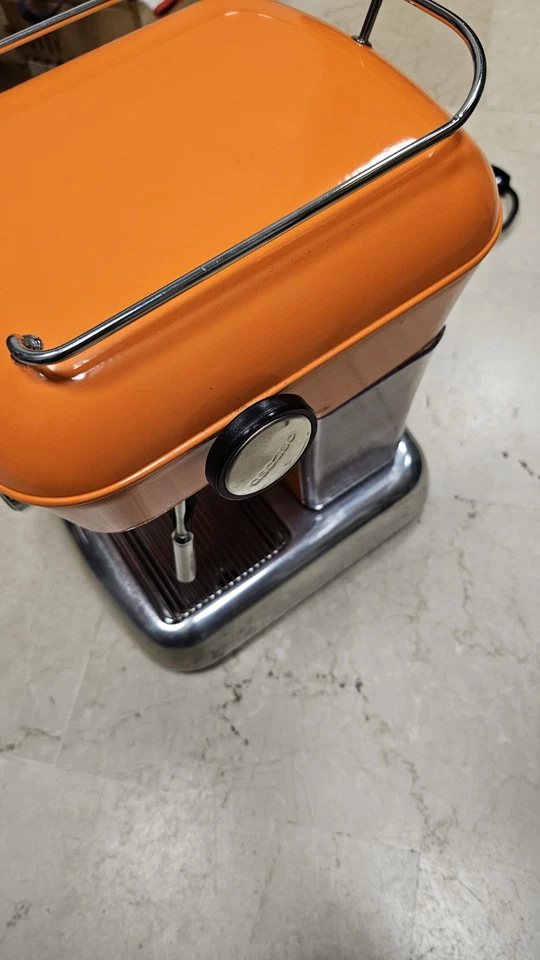 Ascaso Dream M.F. - MACCHINA DEL CAFFE ARANCIONE ORANGE USATA FUNZIONATE Foto 4 de 4