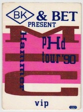 De colección 1990 MC Hammer Concierto Backstage Pass Stage VIP
