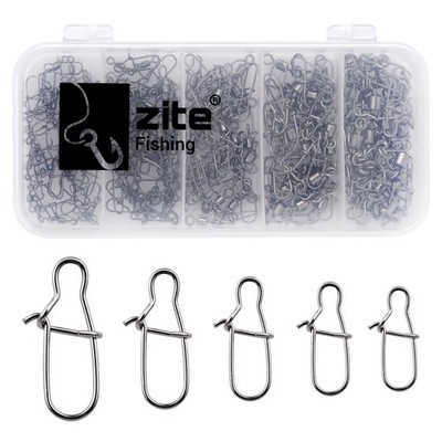 Zite Fishing Snaps Einhänger Sortiment 150 Stück in Box