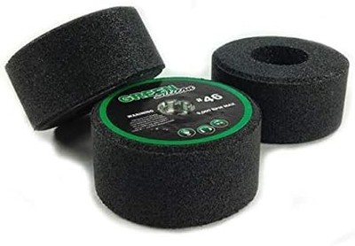 4'' Green Silicon Carbide Grinding Stone -  Granite - Arbor 5/8'' - 11 (Grit 60)