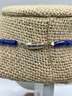 Artisan Handmade Lapis Lazuli Beaded Statement Collar Necklace — photo 9