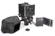 Sinar F 4X5 Camera with Schneider MC 150mm F5.6 lens  holders  film 2124