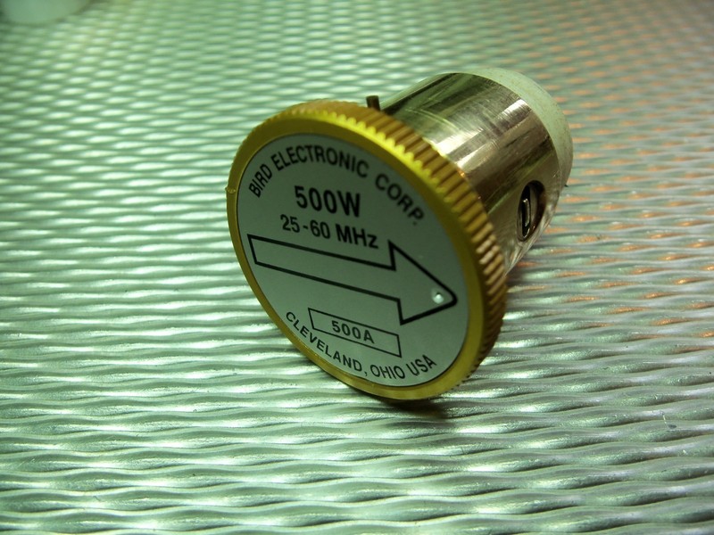 Bird 43 Thruline WattMeter Element 500W 500A 25-60MHz