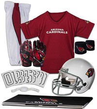 Arizona Cardinals Kids NFL 10pc Deluxe Football Uniform Set, Large