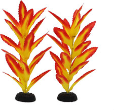 Silk Aquarium Plants for Betta Fish Tank, 2 Pcs 7.8 Inch Small Silk Aquarium Pla