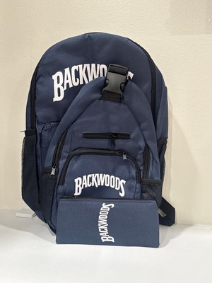 Backwood backpack set 3 piece set  - Navy Blue Color