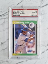 1989 Donruss Baseball's Best Ken Griffey Jr #192 (RC) Mint PSA 9