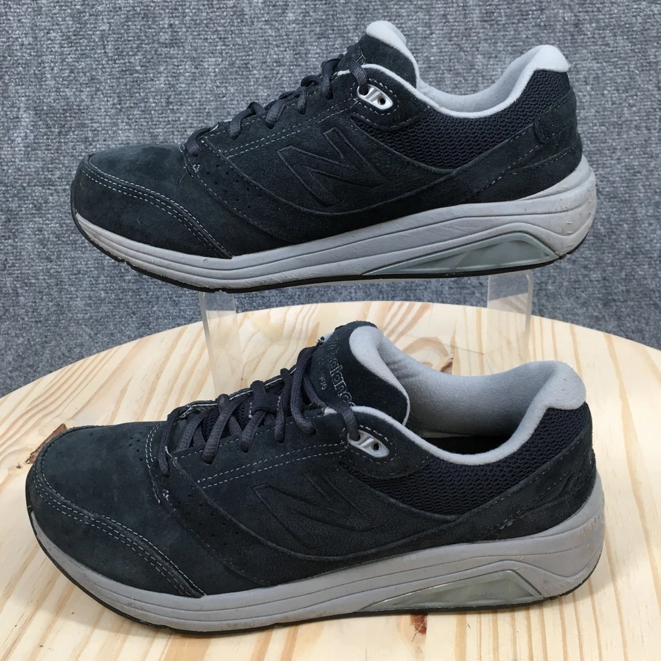 New Balance Zapatos Mujer 9 B 928v3 Deportivos Bajos Tenis Negros Gamuza Con Cordones Foto 2 de 4