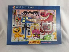 Rompecabezas Heye Monsters - Monstertown de Michael Slack 1000 piezas 29545 raro