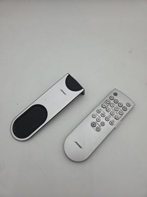 Bose Wave Music System Premium Backlit Remote Silver 038763 With Cradle