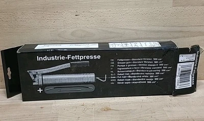 PRESSOL Industrie-Fettpresse Elite K9 verzinkt m. Schlauch f. 400g-DIN Kartusche - Bild 1 von 3