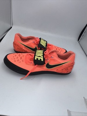 Nike Romaleos 3 XD Mens 13 Orange Black 685131-800 Weight Lifting Shoes Lightly 