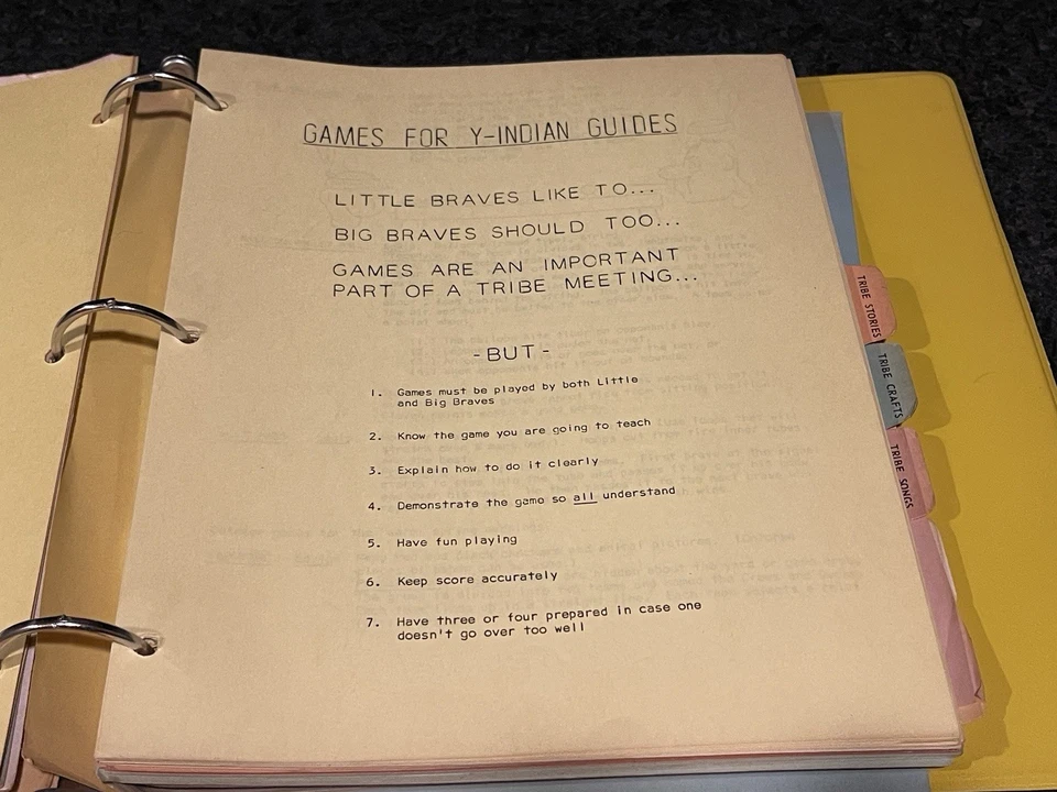 Guía del Programa “Boys Scout” Guía India, YMCA, Tandy, 1967 Minnesota. Foto 3 de 4
